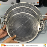 German Imported HoneyComb Laser Coating Tawa , Stainless Steel