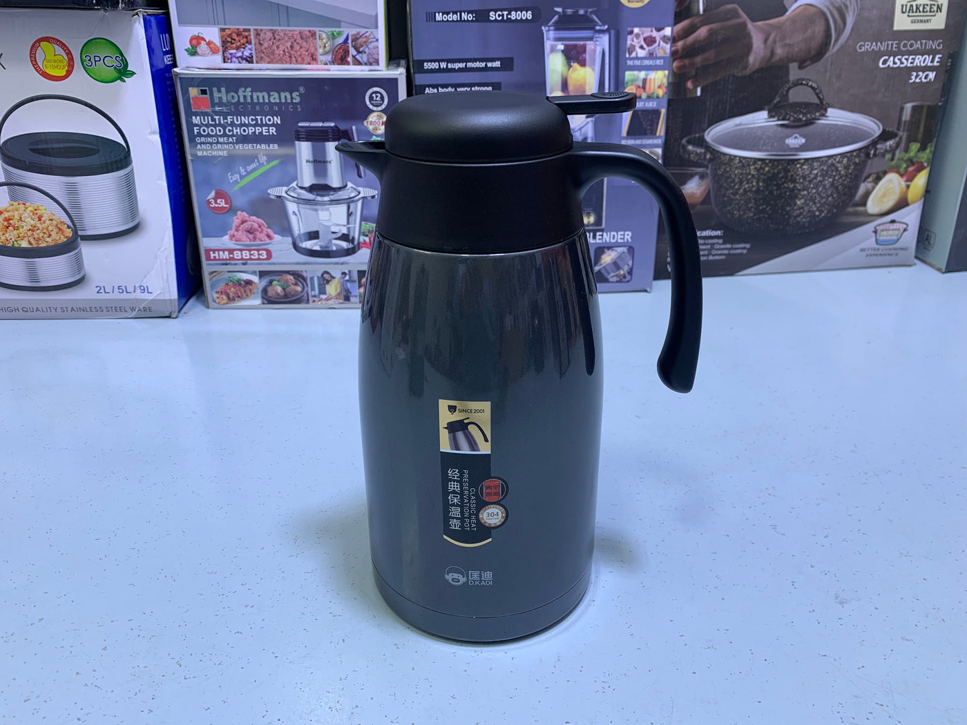 D.Kadi Tea Thermos SUS 304  Hot and Cold 24 Hours Stainless Steel 2.2L