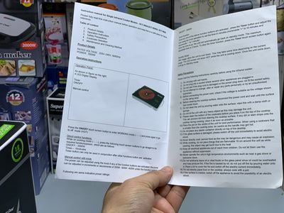 Super Crest Electric Stove 3500w Designed by Germany 🇩🇪 with 1 year Circuit Warranty