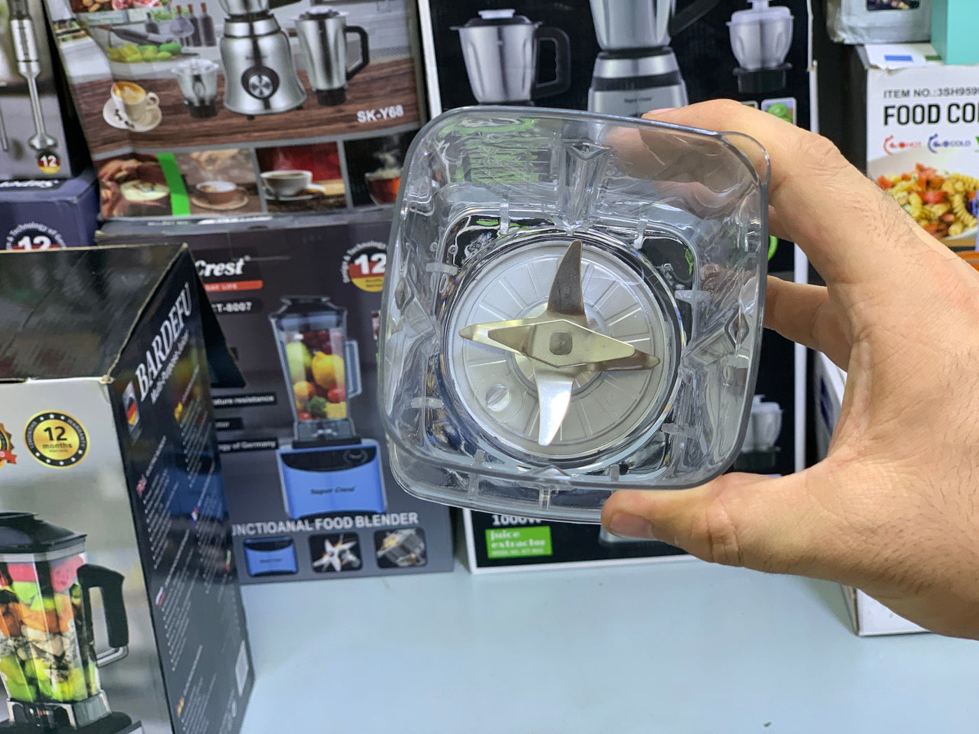 Bardefu 3 in 1 Blender , Chopper and Grinder Model: BF-5040 Copper Motor 9500w and 2.5L