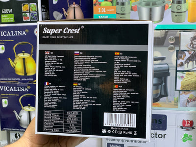 Super Crest Electric Kettle Model SCT: 4027