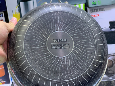 Laser Coating shallow frying pan