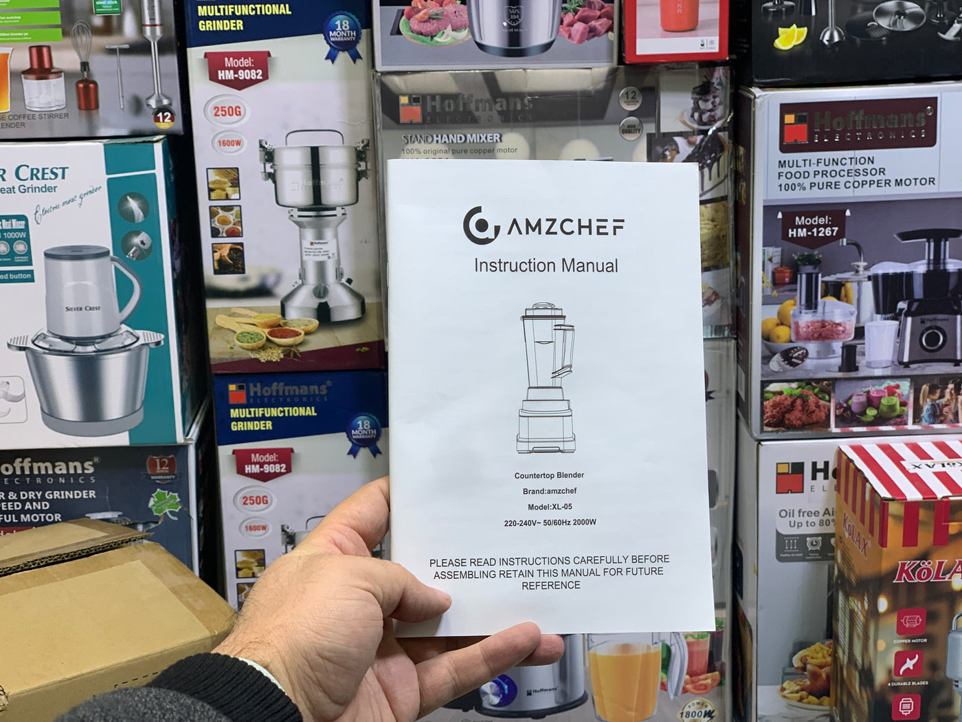 AMZCHEF’s 8 in 1 Professional Blender,  2000W , 2L Jug