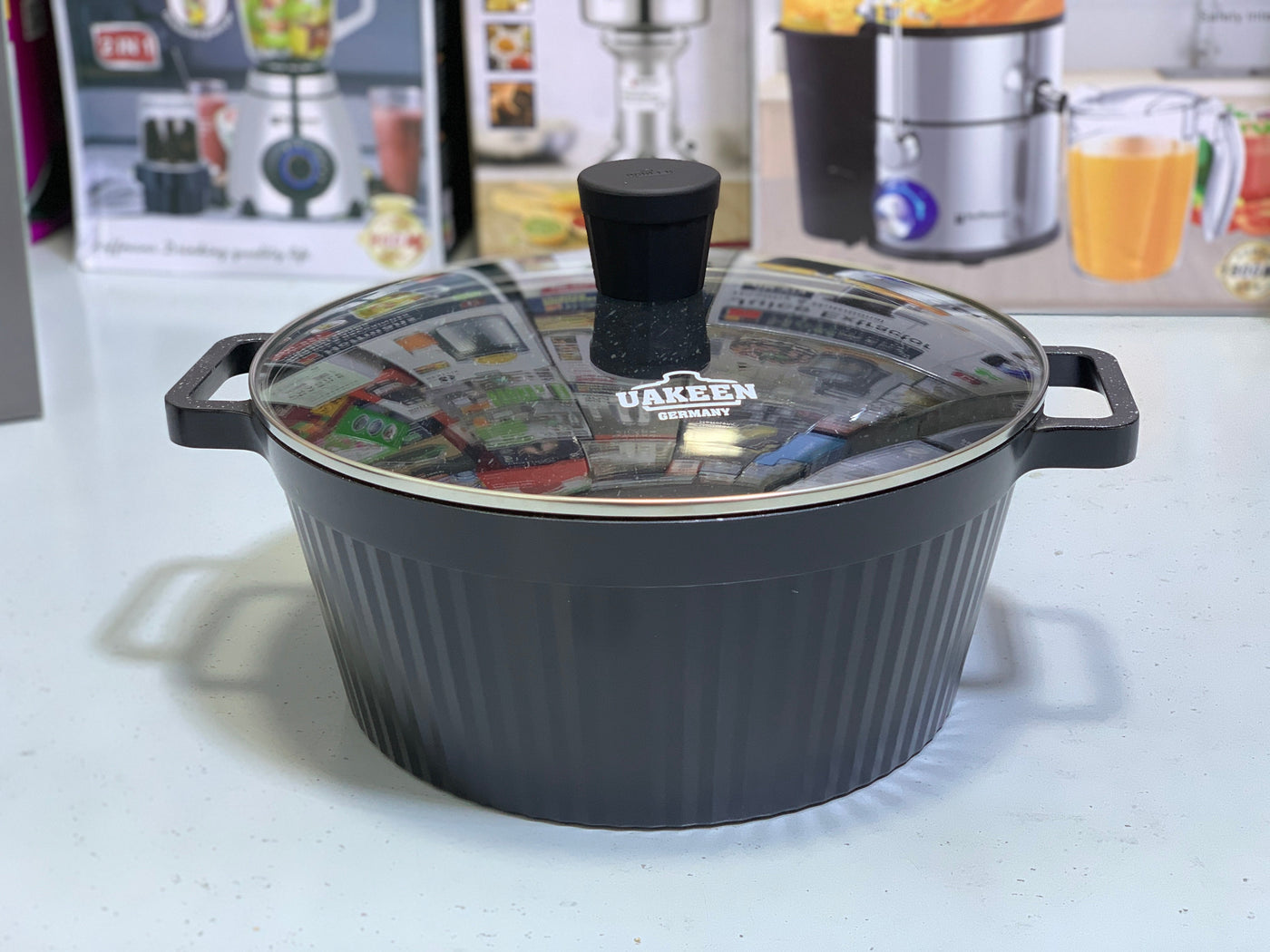 Original Germany UAKEEN 10 Pieces Cookware set Granite Coating