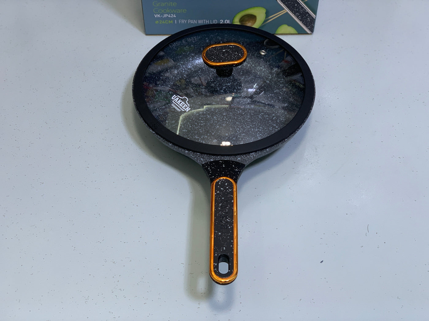 UAKEEN Die Cast Frying Pan 24cm and 2L