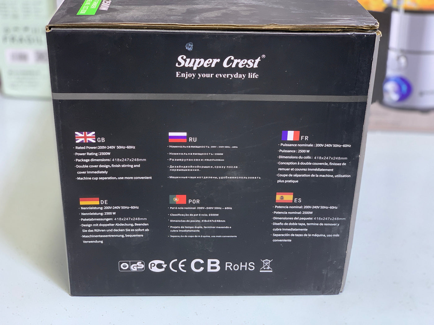 Super Crest 2 in 1 Meat Grinder/ Chopper and Stand Mixer 2500w Model: SCT 2038