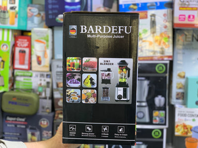 Bardefu 3 in 1 Blender , Chopper and Grinder Model: BF-5040 Copper Motor 9500w and 2.5L