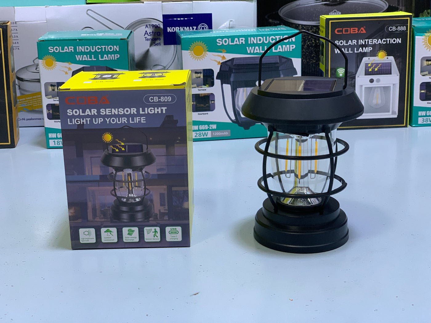 Coba Solar sensor Light | Solar lamp CB-808