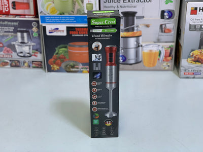 Super Crest Hand Blender Stainless Steel Blades Model: STC-7007