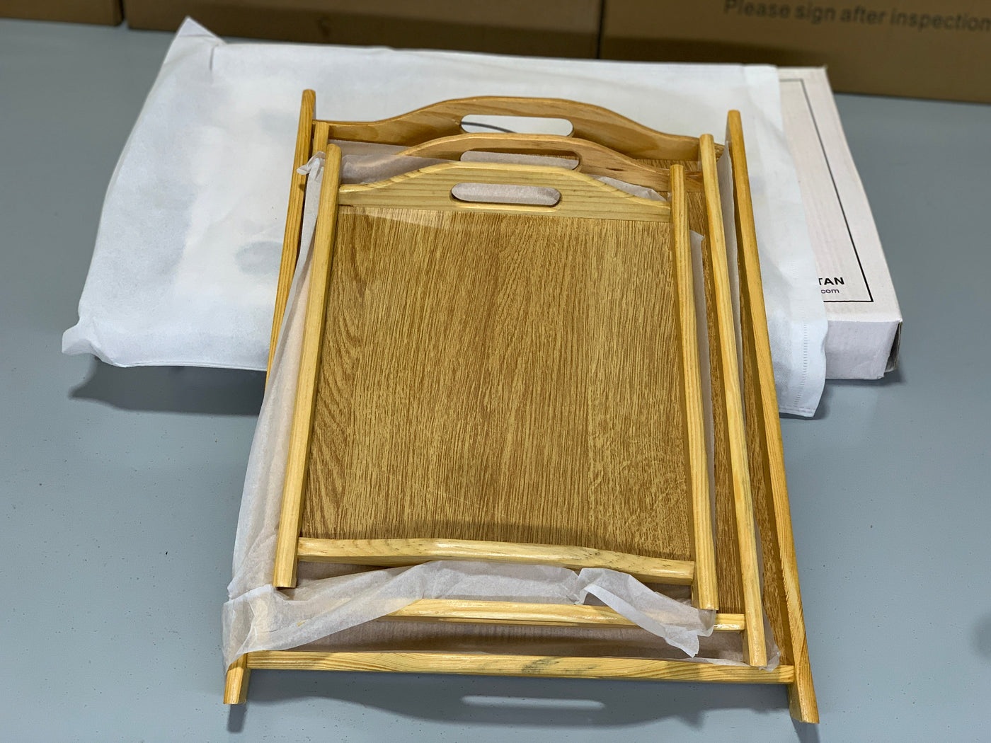 Wooden Serving Trays 3 Pieces