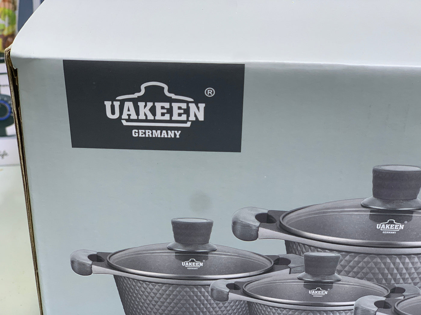 UAKEEN 10 Pieces Cookware Set| Granite Coated Ser