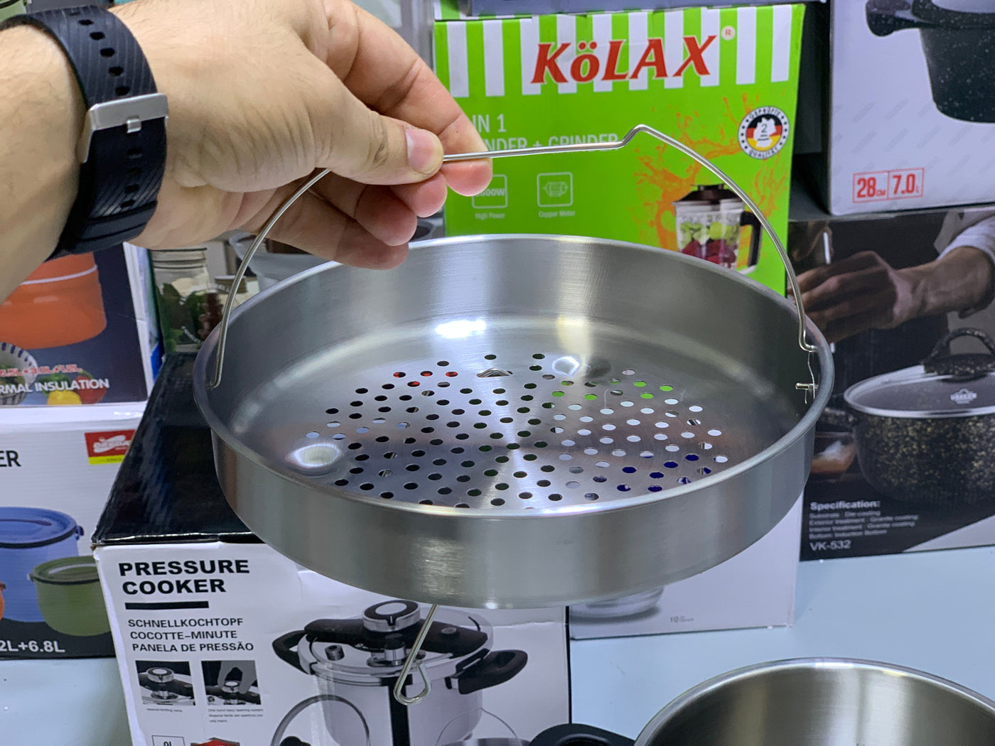 9L 2 in 1 Pressure Cooker Stainless Steel