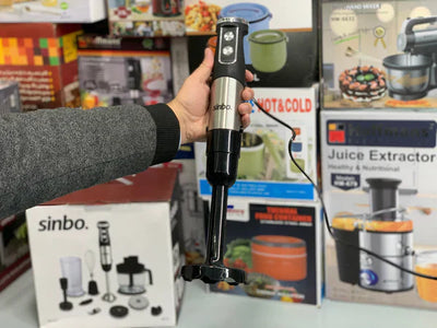 SINBO Stand Mixer and Blender Set Stainless Steel