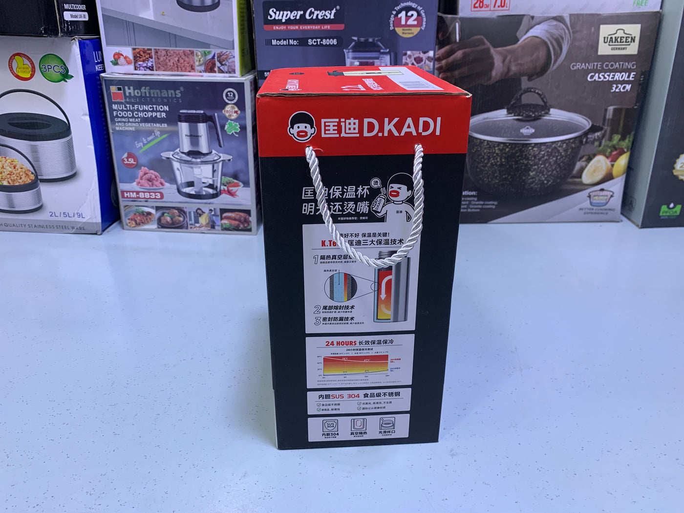 D.Kadi Tea Thermos SUS 304  Hot and Cold 24 Hours Stainless Steel 2.2L