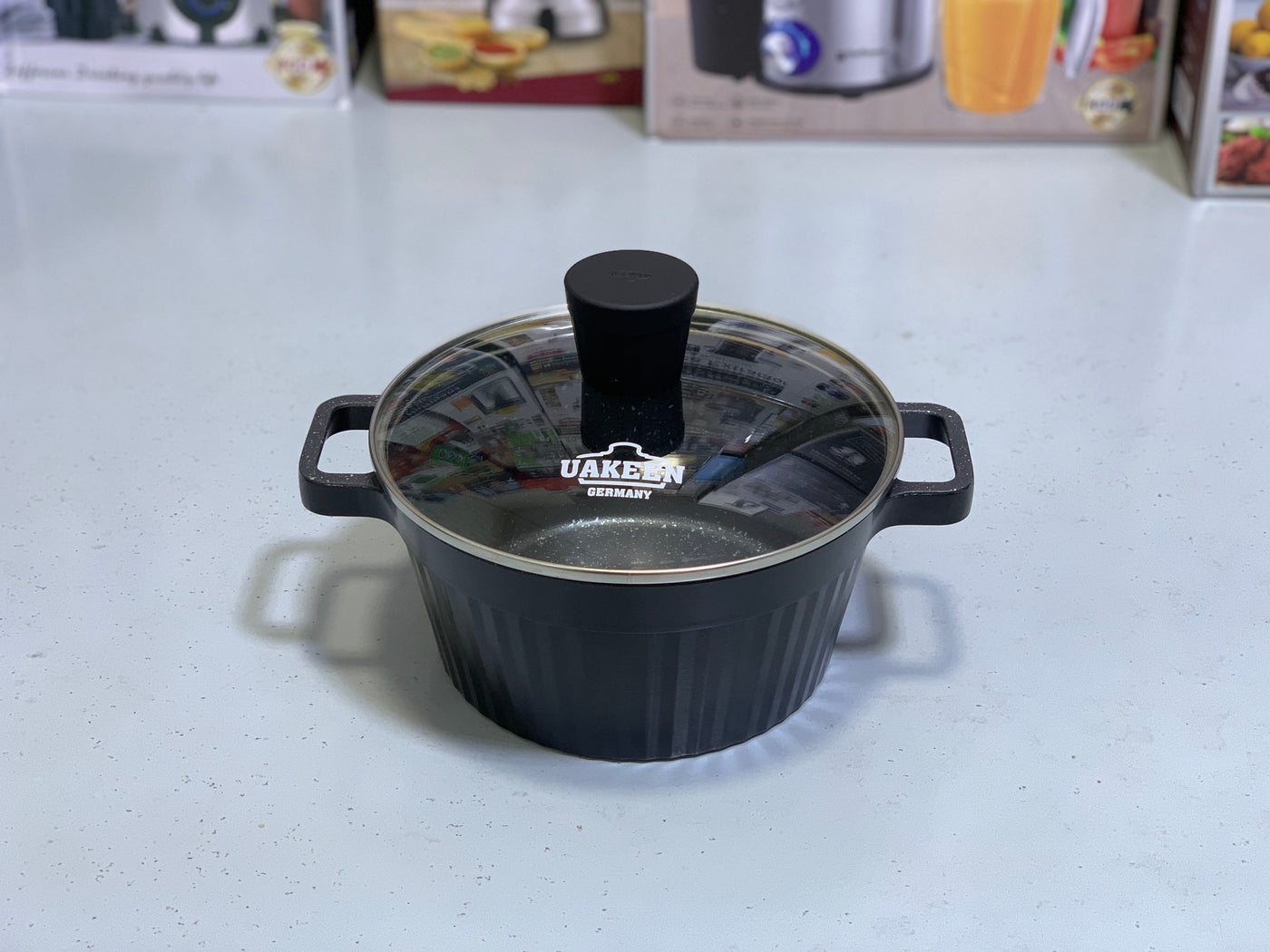 Original Germany UAKEEN 10 Pieces Cookware set Granite Coating