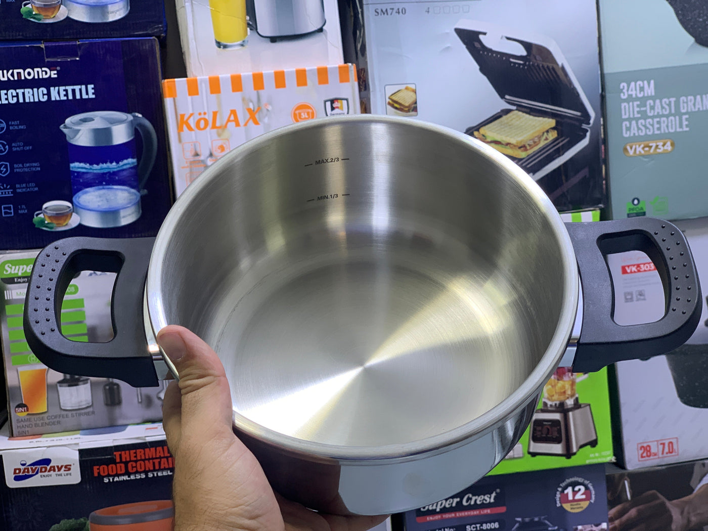 Inox Pressure Cooker With Advance Safety