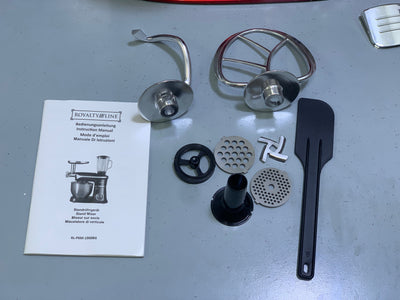Royalty Line Power Kitchen Machine 3 in 1 6.5 and 1900 watt| Standmixer , Meat chopper and Blender