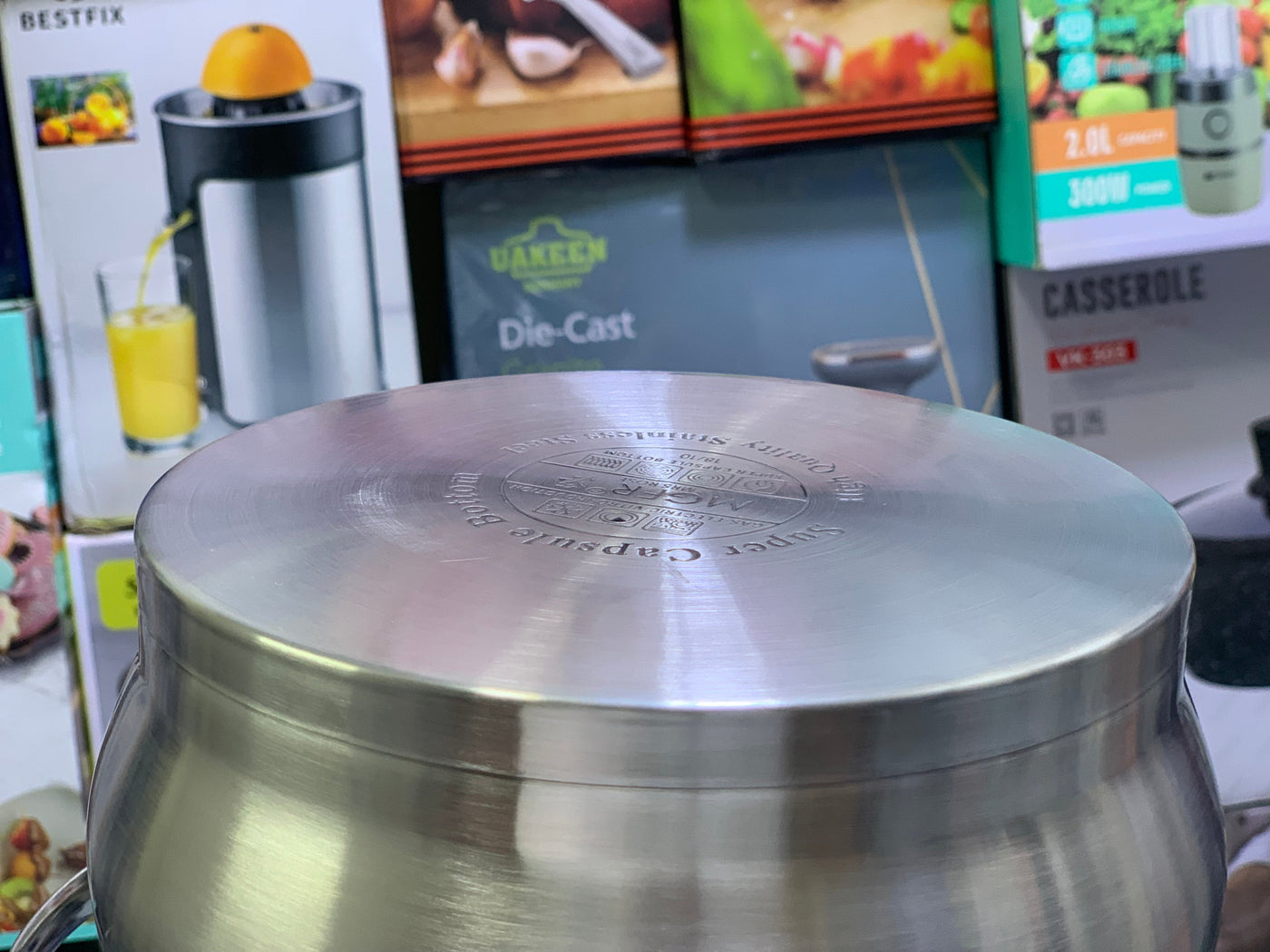 MGFR’s 6 Pieces Cookware Set , Swiss Quality Control, Stainless Steel