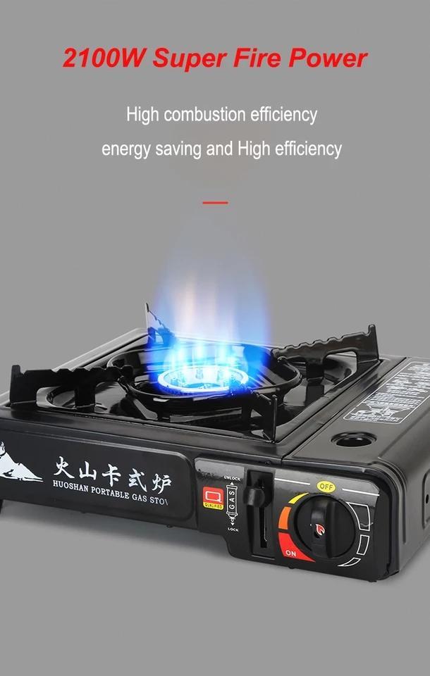 Outdoor Gas Stove with Suitcase (With Butane Can)