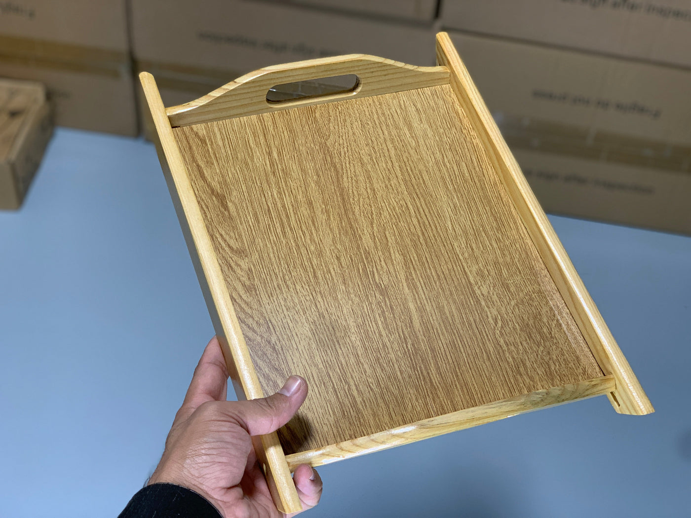 Wooden Serving Trays 3 Pieces