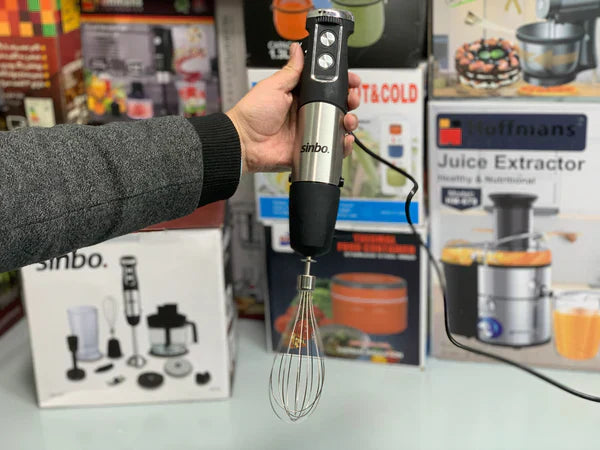 SINBO Stand Mixer and Blender Set Stainless Steel