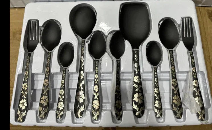 Arshia 53 Pieces Kitchen Set Premium Quality German Imported Black