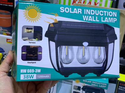 Solar induction wall lamp HW 669-3w