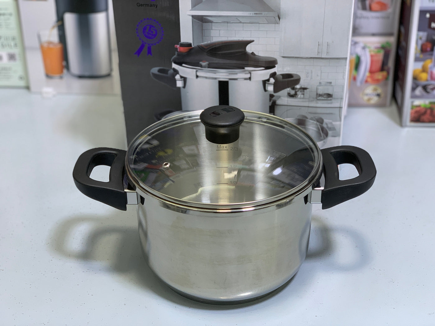 Unique Germany Designed 3 in 1 Pressure Cooker Stainless Steel 4L and 6L
