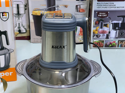 Kolax Meat Chopper with Double Stainless Steel Blades
