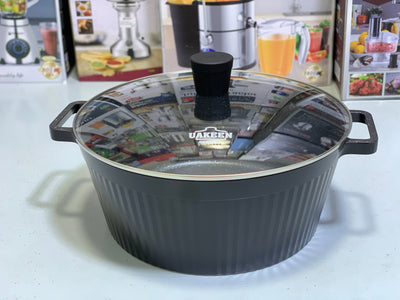 Original Germany UAKEEN 10 Pieces Cookware set Granite Coating