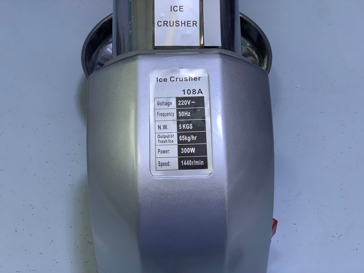 Ice Crusher|4 Crushing Blades|300W