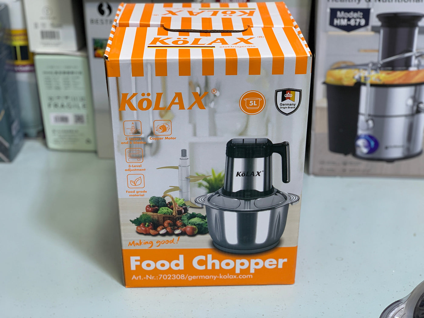 Kolax Meat Chopper with Double Stainless Steel Blades