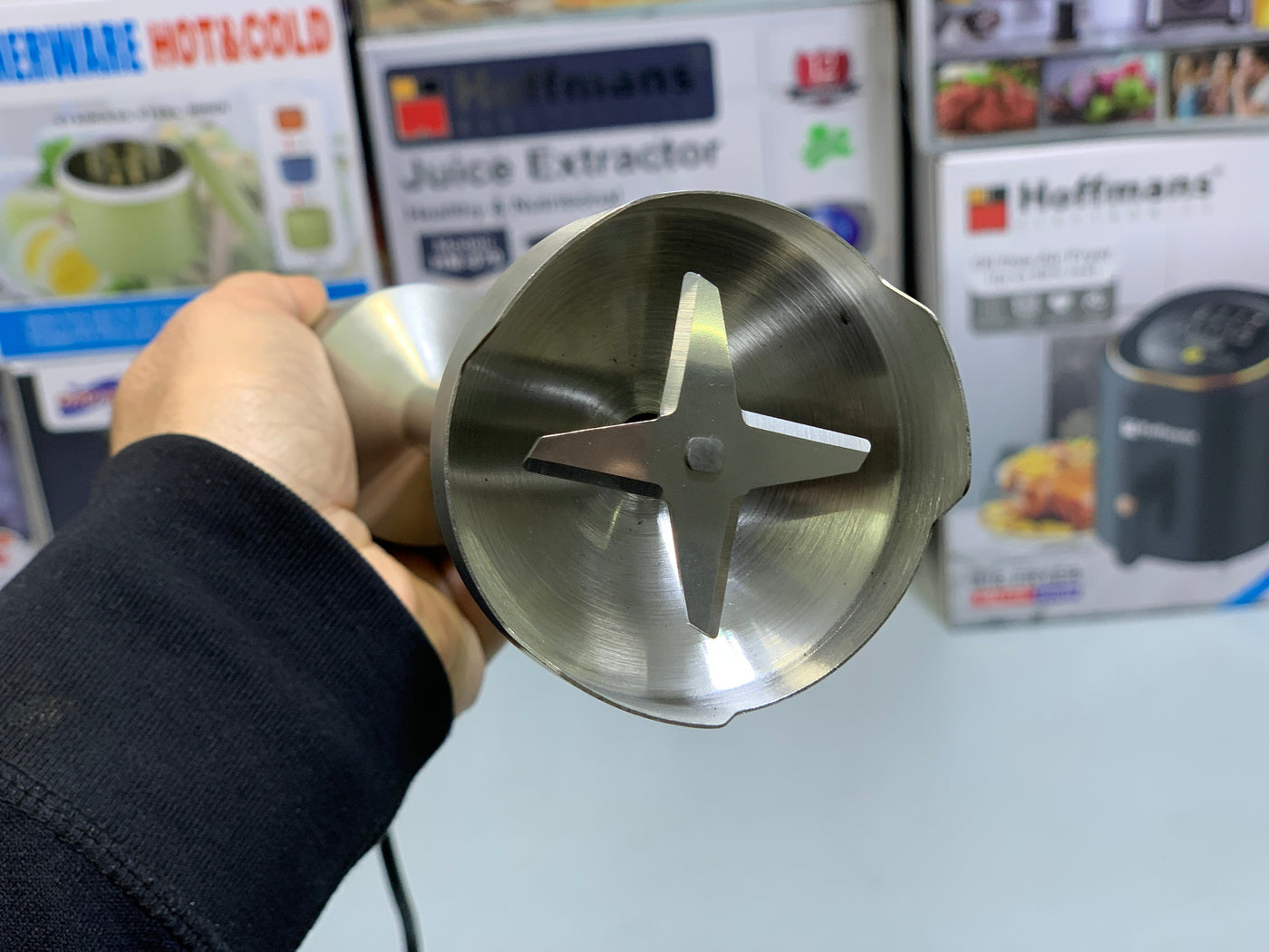 Super Crest Hand Blender Stainless Steel Blades Model: STC-7007