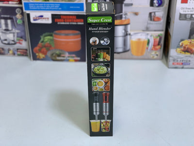 Super Crest Hand Blender Stainless Steel Blades Model: STC-7007