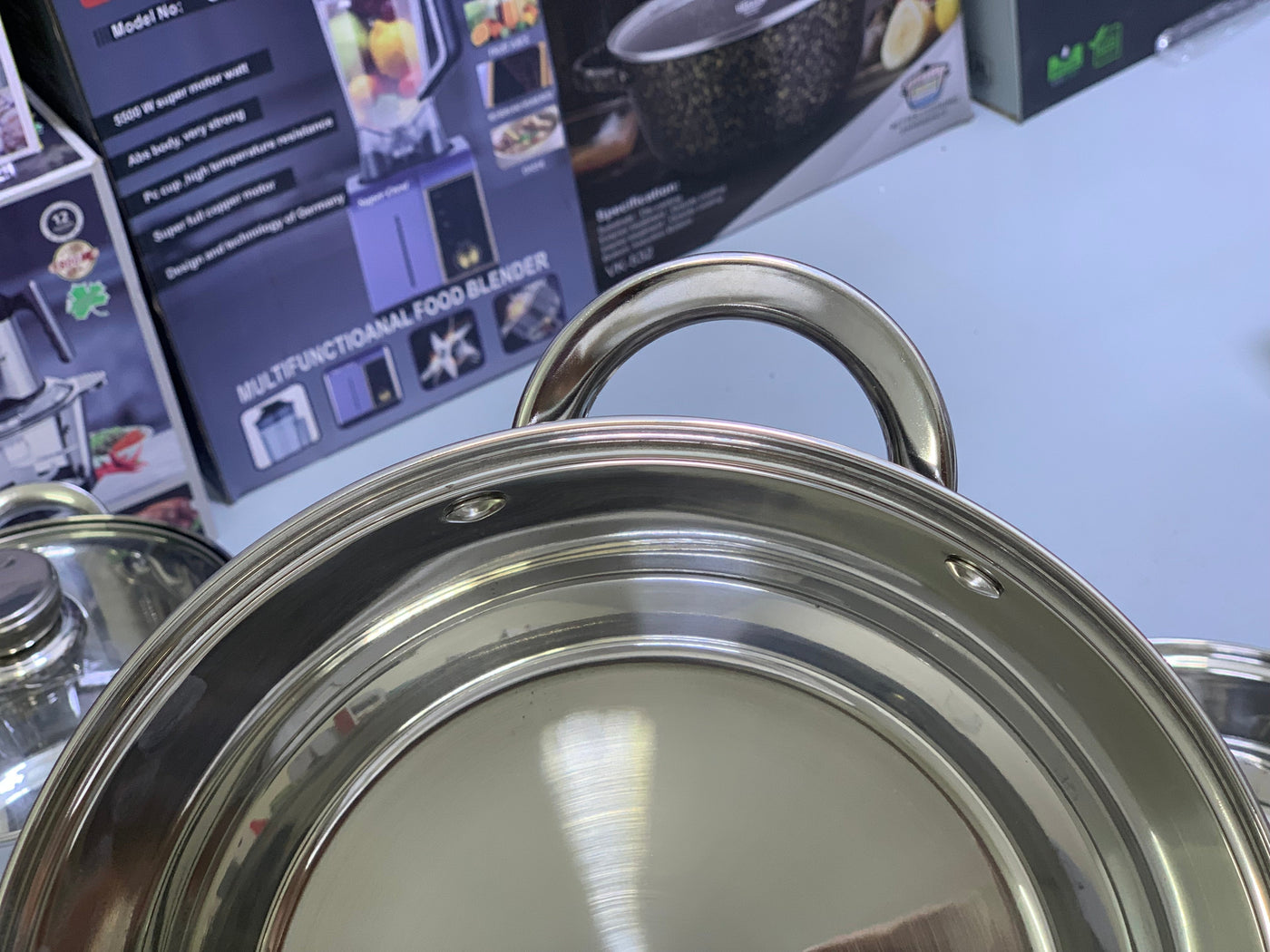 Berghome Line 16 Pieces Cookware Set Stainless Steel