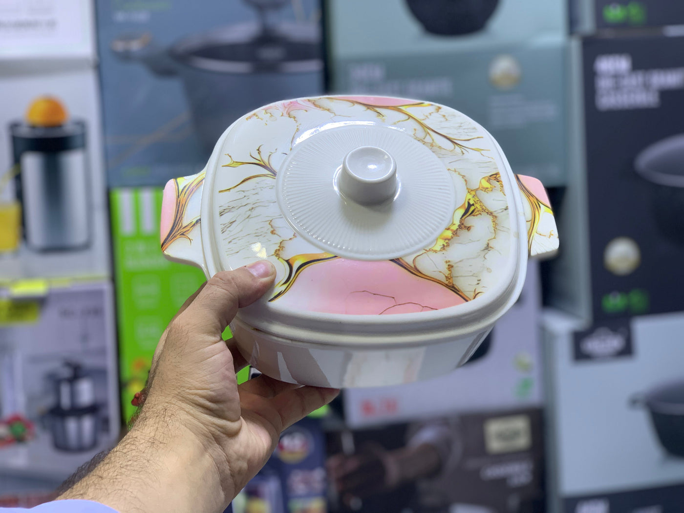 6 Person Melamine Dinner Set