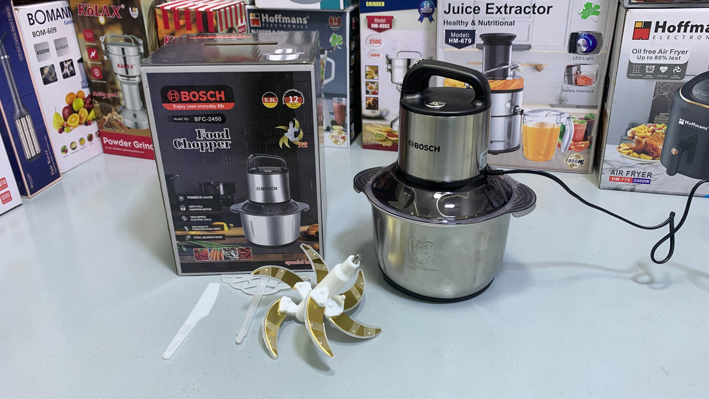 Bosch Brand’s Meat chopper 1000w 5L with double blades