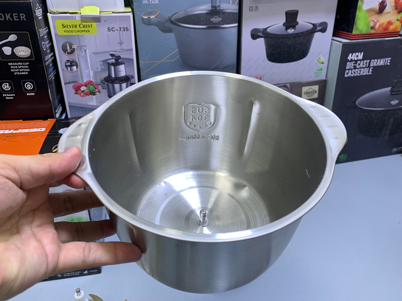 Geepas Multi Chopper 800w and 5L Stainless Steel Double Blades