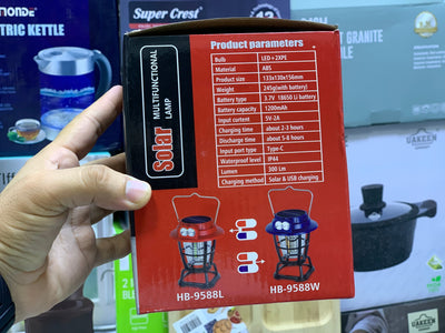 Hurry Bolt Solar Multifunctional Lamp HB-9588