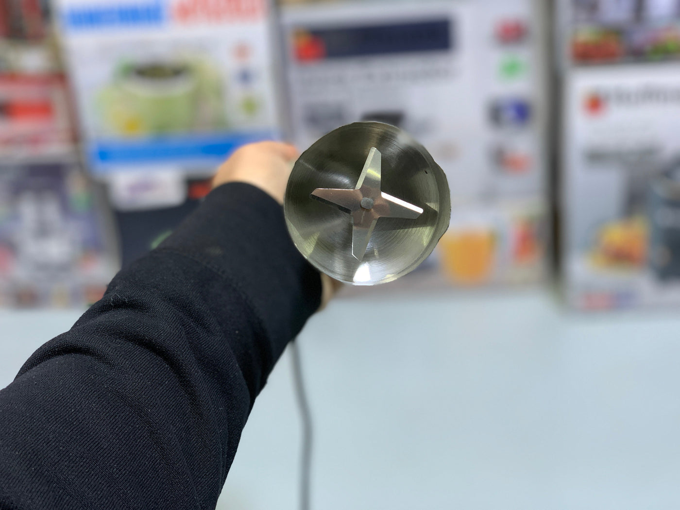 Super Crest Hand Blender Stainless Steel Blades Model: STC-7007