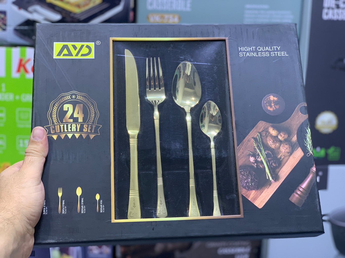 AYD Cutlery set 24 Pieces for 6 Persons