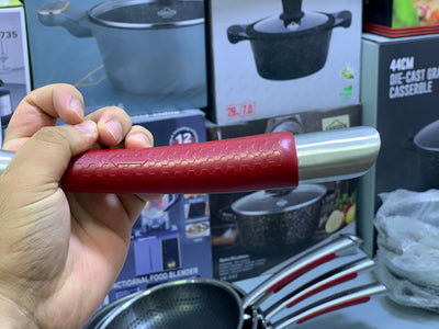 Laser Coating Frying Pan Stainless Steel Honeycomb Pattern Skillet without Lid