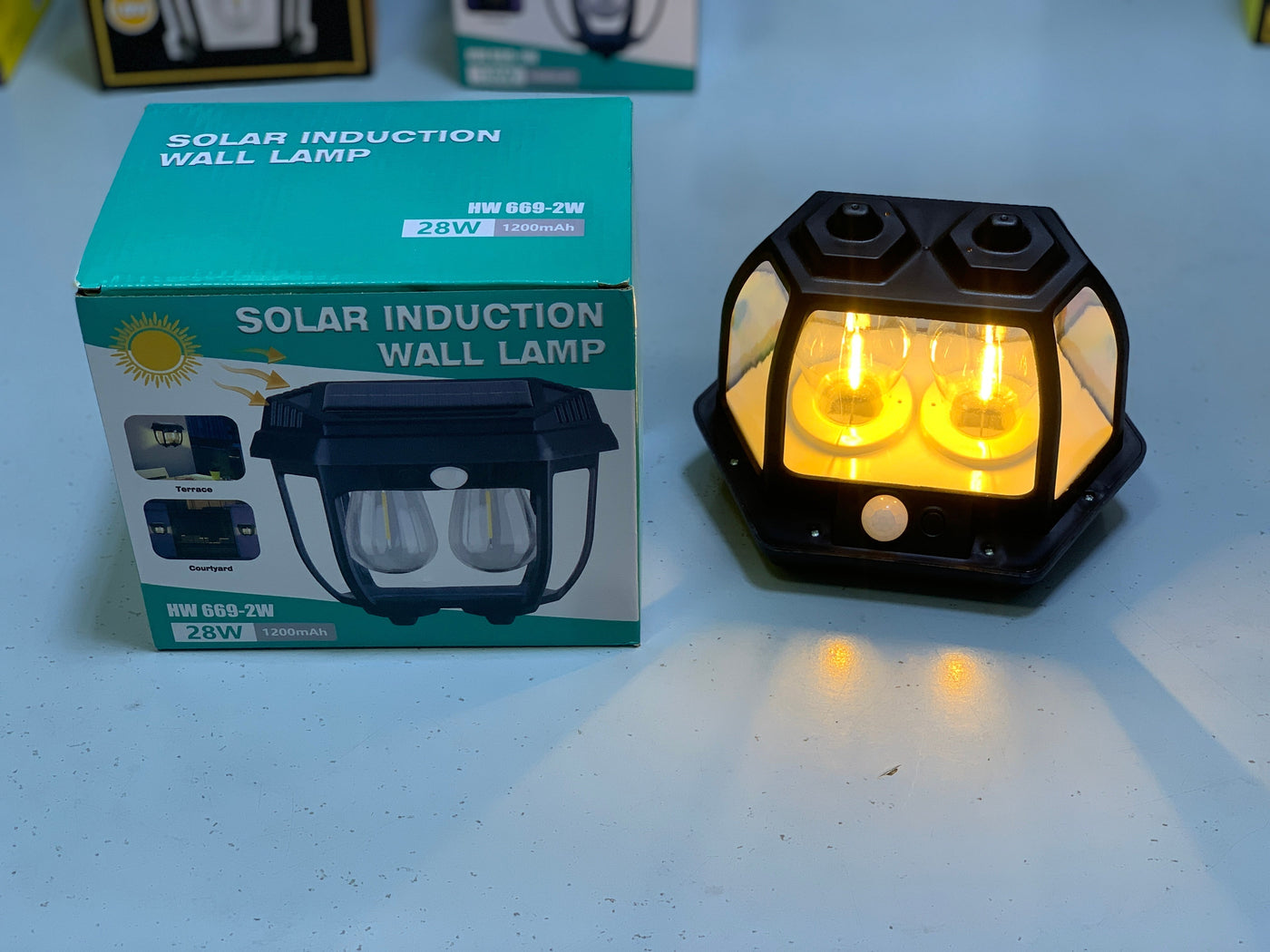 Solar Induction Wall Lamp HW 669-2w