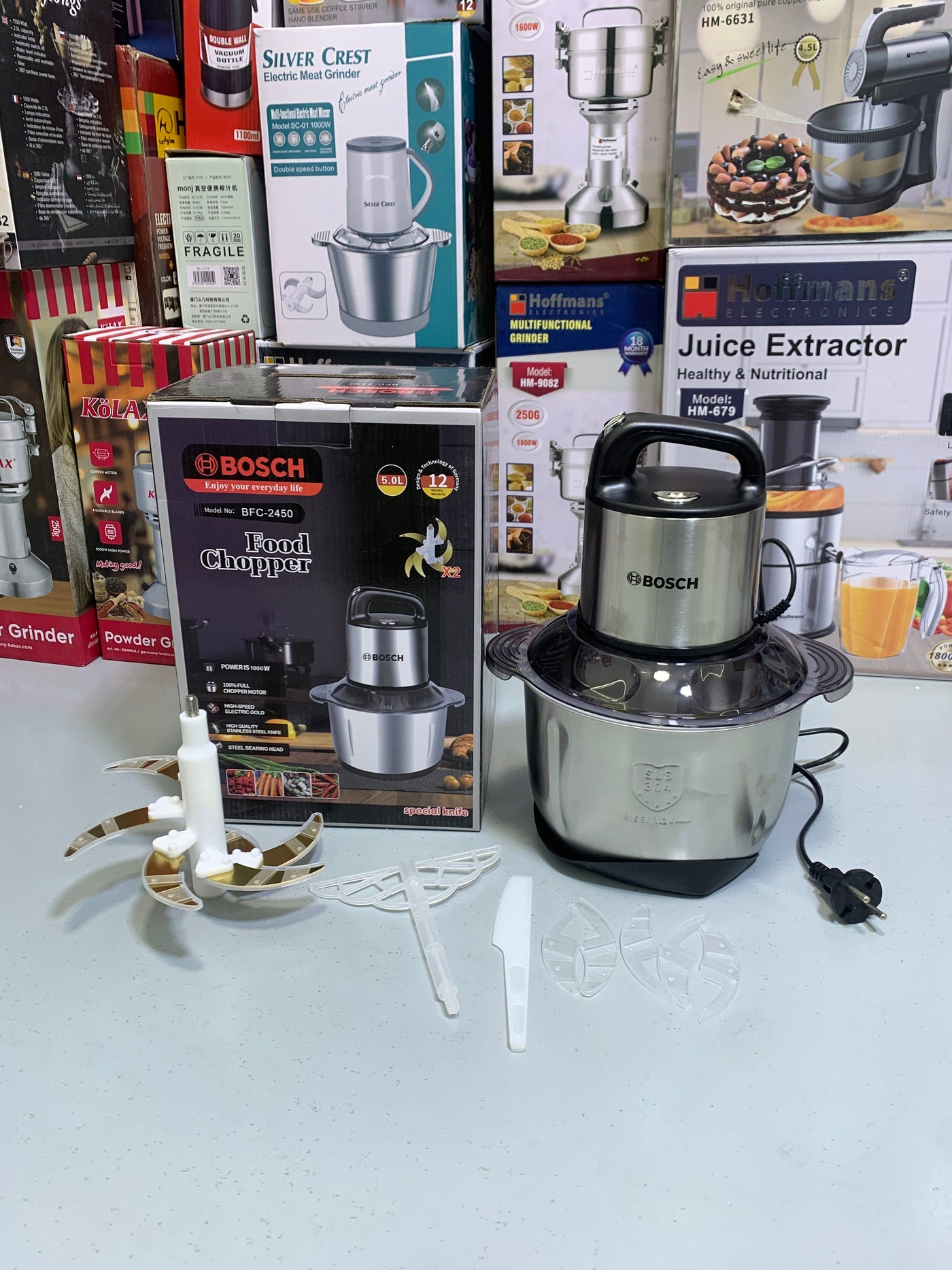 Bosch Brand’s Meat chopper 1000w 5L with double blades