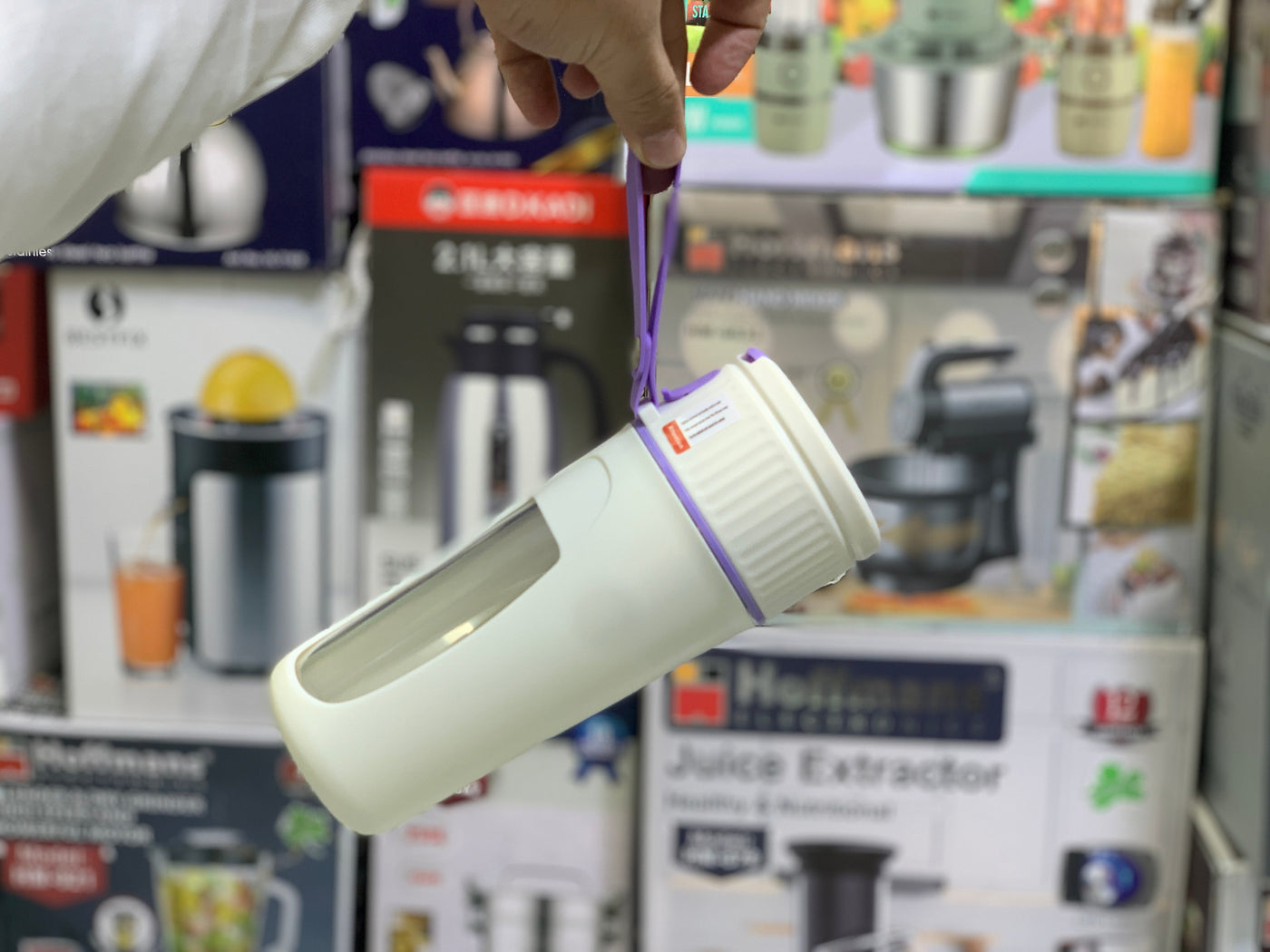 Powerful Mini Portable Juicer with 8 Stainless steel Blades For smoothie shakes