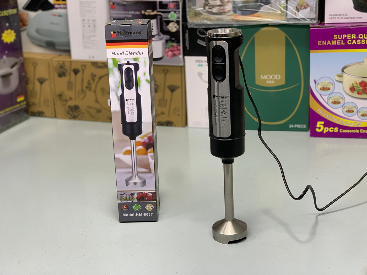 Hoffmans Electronics Hand Blender Stainless Steel