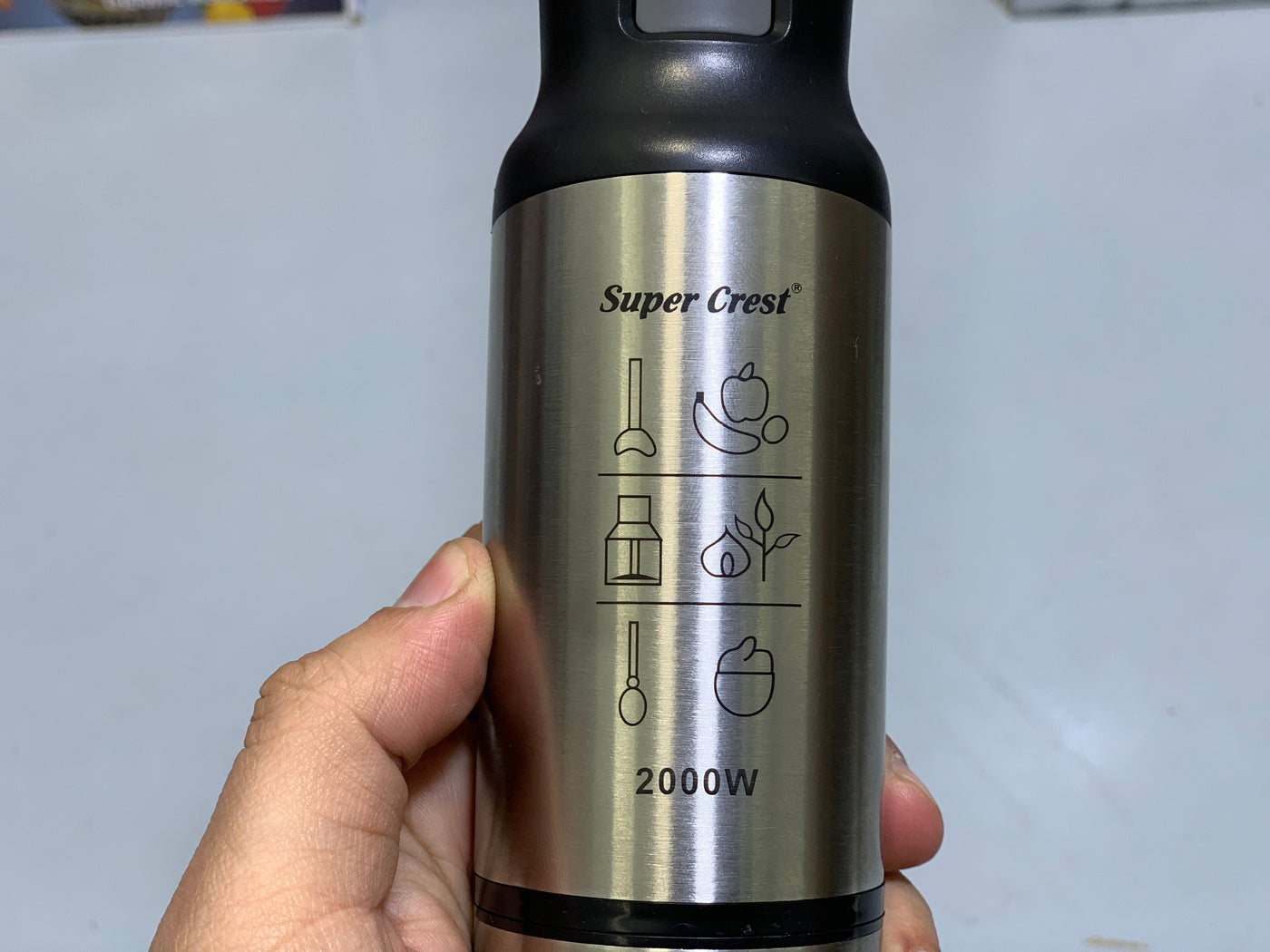 Super Crest Hand Blender Stainless Steel Blades Model: STC-7007