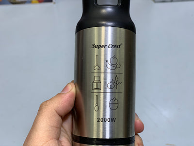 Super Crest Hand Blender Stainless Steel Blades Model: STC-7007