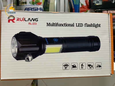 Rawilang RL-233 LED Bright Light Torch 1KM Range