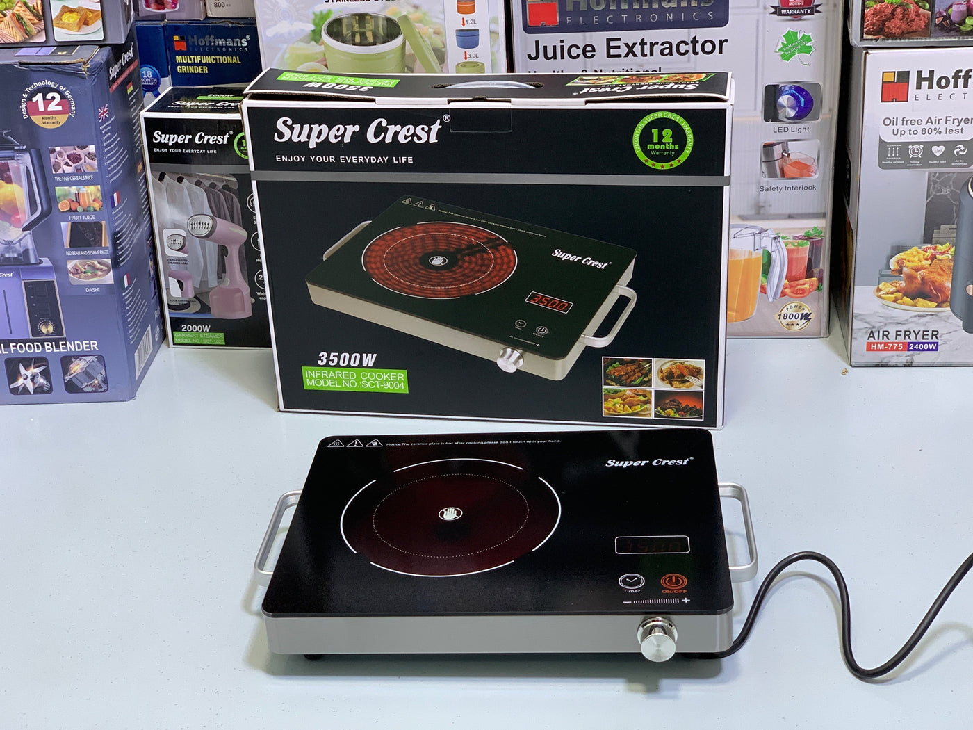 Super Crest Electric Stove 3500w Designed by Germany 🇩🇪 with 1 year Circuit Warranty